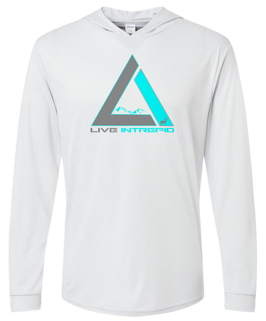 LIVE INTREPID Performance hooded long sleeve