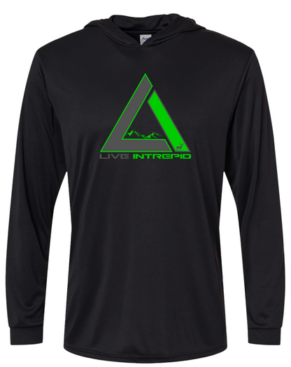 LIVE INTREPID Performance hooded long sleeve