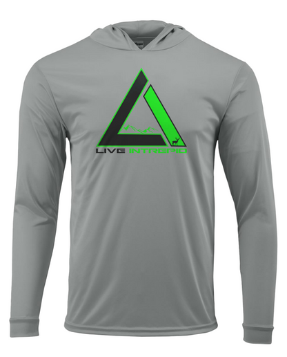 LIVE INTREPID Performance hooded long sleeve