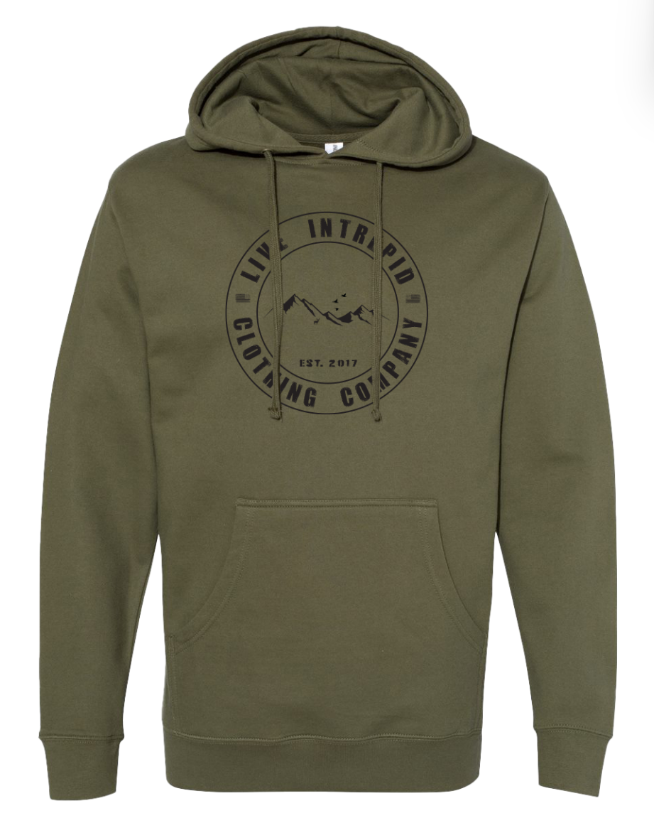 Live Intrepid circle hoodie
