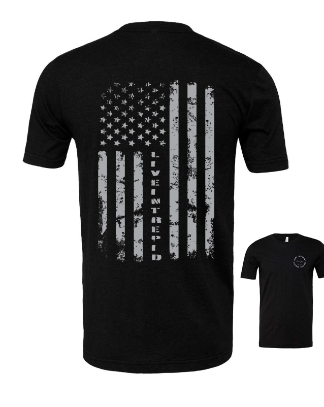 Live Intrepid flag shirt