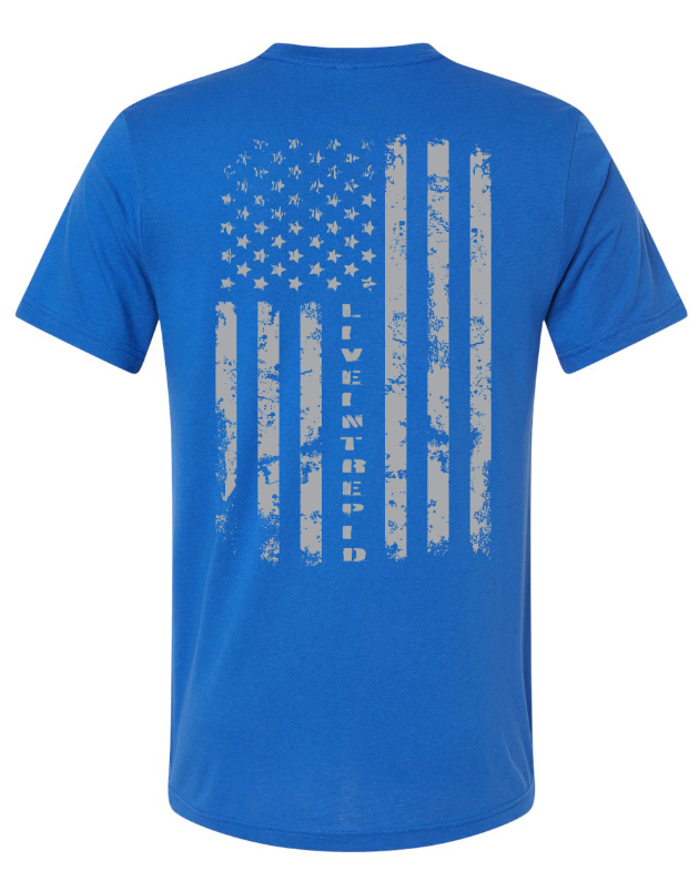 Live Intrepid flag shirt