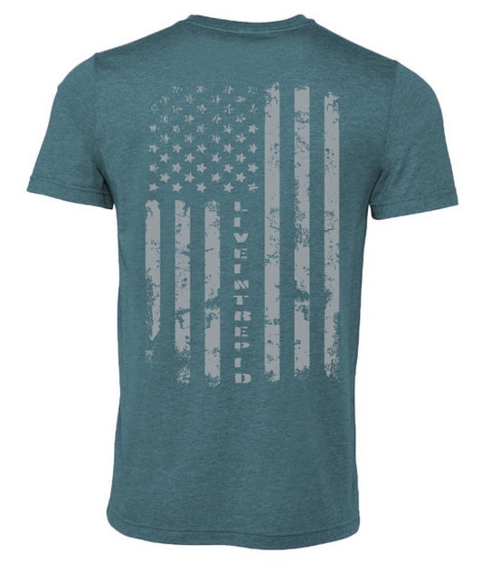 Live Intrepid flag shirt