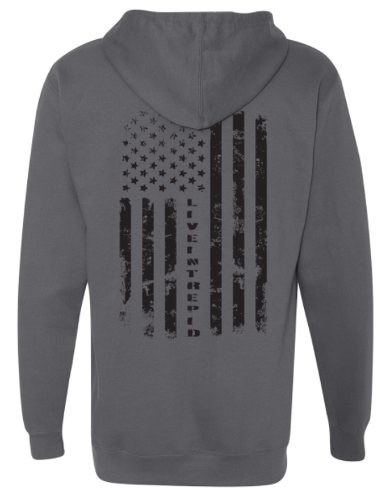 Live Intrepid Flag hoodie