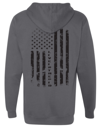 Live Intrepid Flag hoodie
