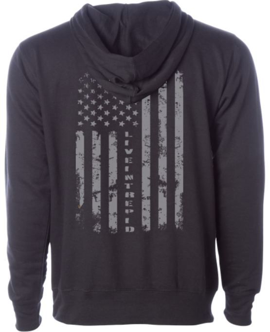 Live Intrepid Flag hoodie