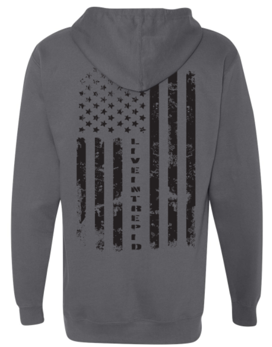 Live Intrepid Flag hoodie