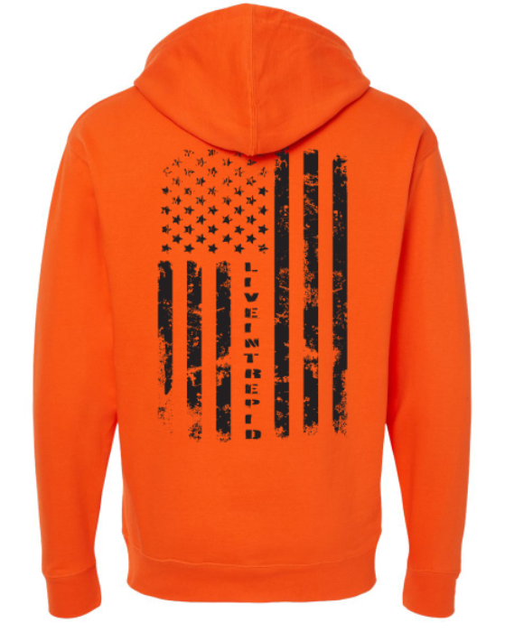 Live Intrepid Flag hoodie