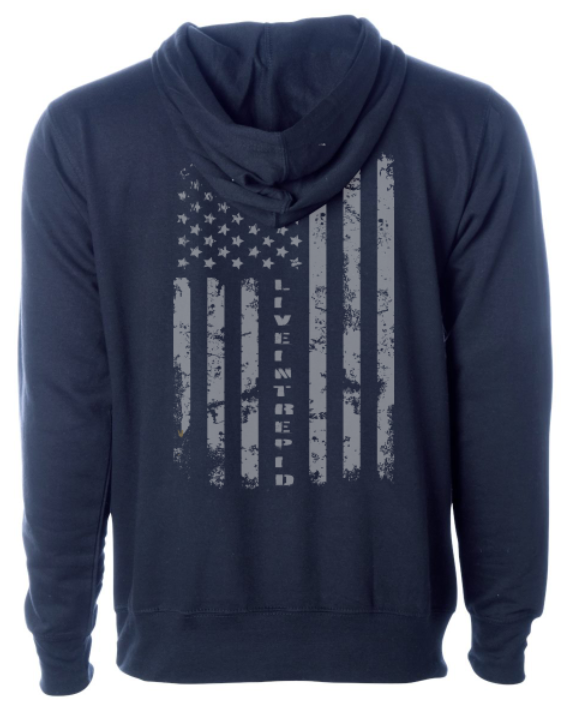 Live Intrepid Flag hoodie
