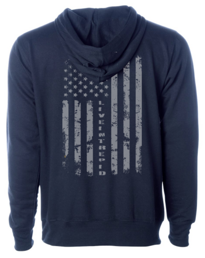 Live Intrepid Flag hoodie