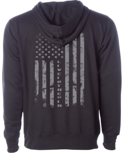 Live Intrepid Flag hoodie